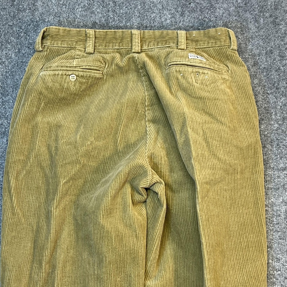 Polo Ralph Lauren Philip Pants Men 34x32 Beige Corduroy Classic Fit Dress(34x30) - Picture 5 of 13